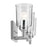 Kichler Shailene 21in Wide 3-Light Vanity Light | Traditional Chrome & Clear Glass | Bathroom Vanity Light | 300W Incandescent, E26 | Model 45574CHCLR