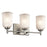 Kichler Shailene 3 Light Wall Mt Bath 3 Arm, Brass/Clear Etched - 45574NBR