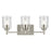 Kichler Shailene 3 Light Linear 8.25" Vanity Light, Nickel/Clear