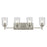 Kichler Shailene 4 Light Linear 8.25" Vanity Light, Nickel/Clear