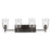 Kichler Shailene 4 Light Linear 8.25" Vanity Light, Bronze/Clear