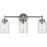 Kichler Winslow 3 Light Wall Mt Bath 3 Arm, Brass/Clear Seeded - 45886NBR