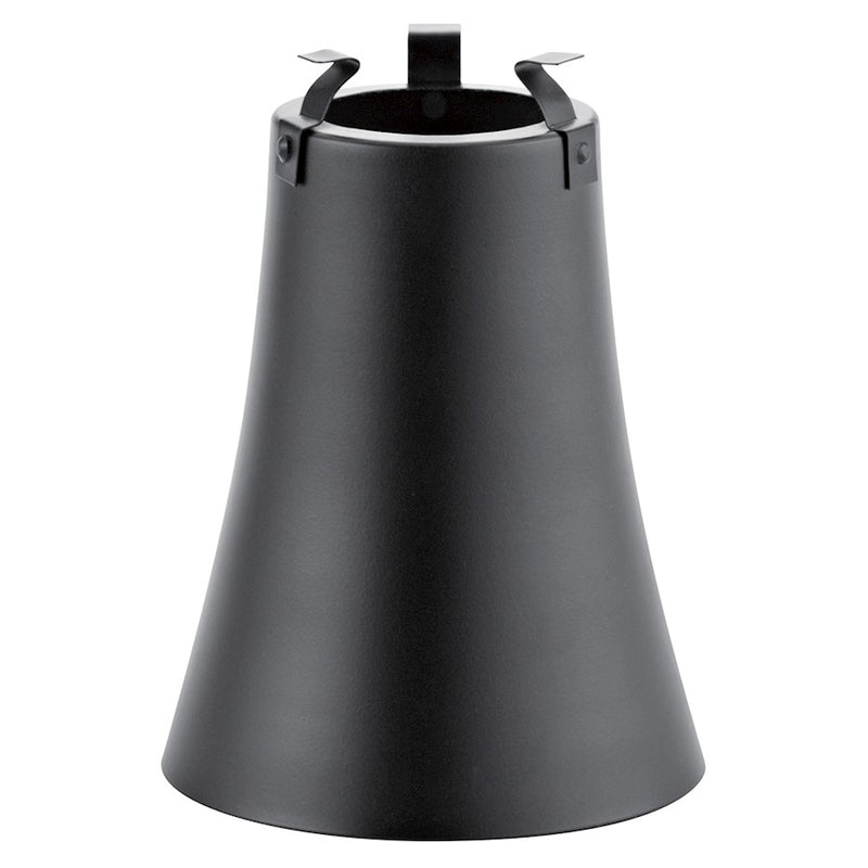 Kichler Dark Sky Adaptor 4in | Black Aluminum | Outdoor Lighting Accessory | 4 x 5.5 in | Model 4822BK