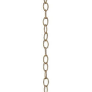 Kichler Accessory Chain 36in | Natural Brass Steel | Ceiling Light Hanging Chain | 36 x 0.25 in | Model 4901NBR