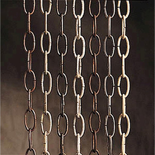 Kichler 36in Olde Bronze Steel Heavy Gauge Ceiling Chain | Accessory Chain for Lighting | Hanging Light Support | 36 x 1 in | Model 4901OZ