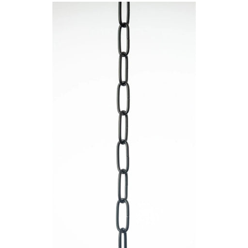 Kichler 36in Extra Heavy Gauge Chain | Black Steel | Hanging Support for Pendants & Chandeliers | 36 in L | Model 4908BK