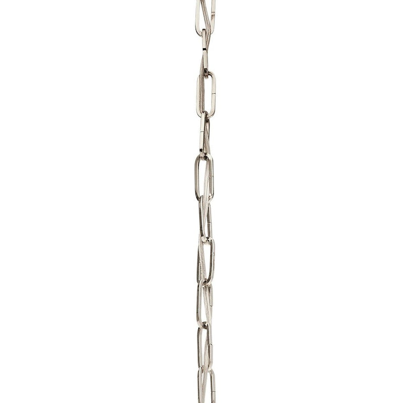 Kichler Accessory 36in Light Chain | Classic Pewter Steel | For Chandeliers & Pendants | 36 x 1 in | Model 4921CLP
