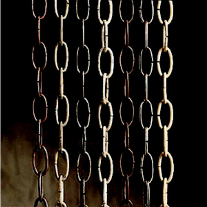Kichler Accessory 36in Brass Ceiling Chain | Tannery Bronze | Pendant & Chandelier Hanging | 36 x 1 in | Model 4927TZ
