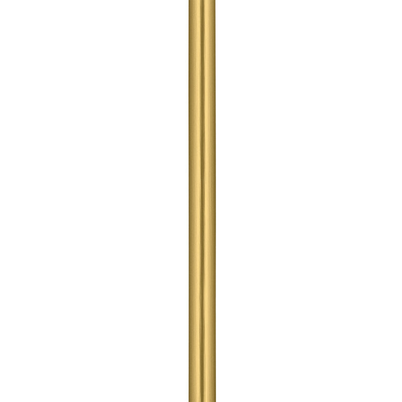 Kichler Accessory 12in Stem | Brushed Gold Steel | Lighting Accessory for Pendants & Chandeliers | D 12 in | Model 4935BG