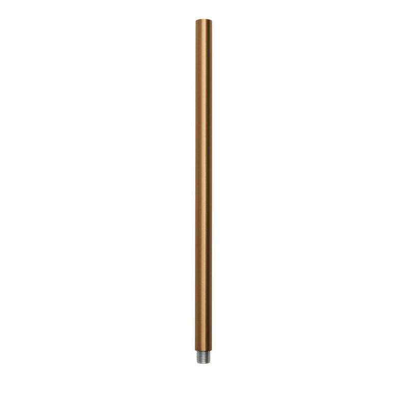 Kichler 12in Stem | Brushed Natural Brass Steel | Ceiling Fan & Lighting Accessory | 12 x 0.75 in | Model 4935BNB