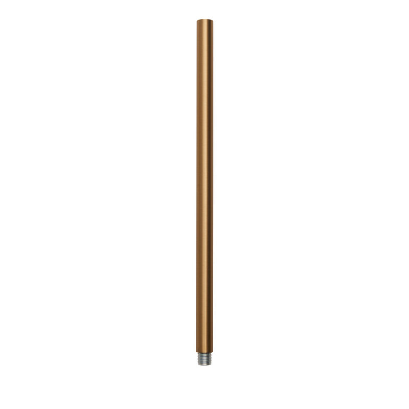 Kichler 12in Stem | Brushed Natural Brass Steel | Ceiling Fan & Lighting Accessory | 12 x 0.75 in | Model 4935BNB