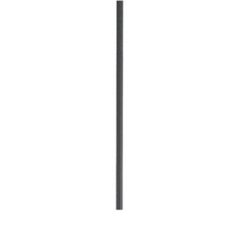 Kichler 12in Ceiling Fan Downrod | Distressed Black Steel | Ceiling Fan Accessory | 12 x 1 in | Model 4935DBK