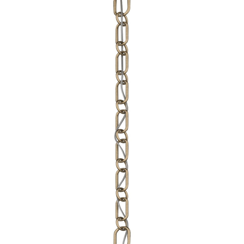 Kichler Accessory 36in Round Decorative Chain | Steel Champagne Bronze | Extend Pendant & Chandelier Height | 36 x 0.75 in | Model 4945CPZ