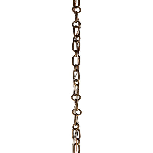 Kichler 36in Round Decorative Chain | Lacquered Bronze Steel | Ceiling Fan Extension | 36 x 0.75 in | Model 4945LBZ
