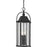 Kichler Harbor Row 4Lt Outdoor Hanging Pendant, Black/Clear Seeded