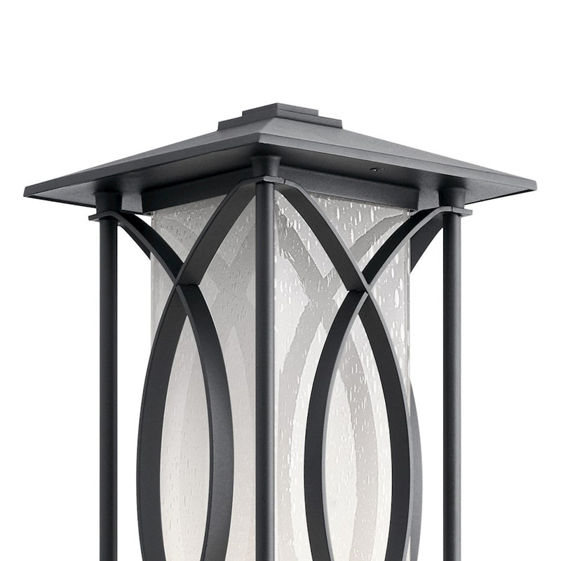 Kichler Ashbern 1 Light LED Outdoor Post Light, Textured Black