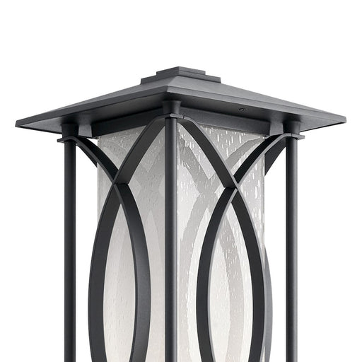 Kichler Ashbern 1 Light LED Outdoor Post Light, Textured Black