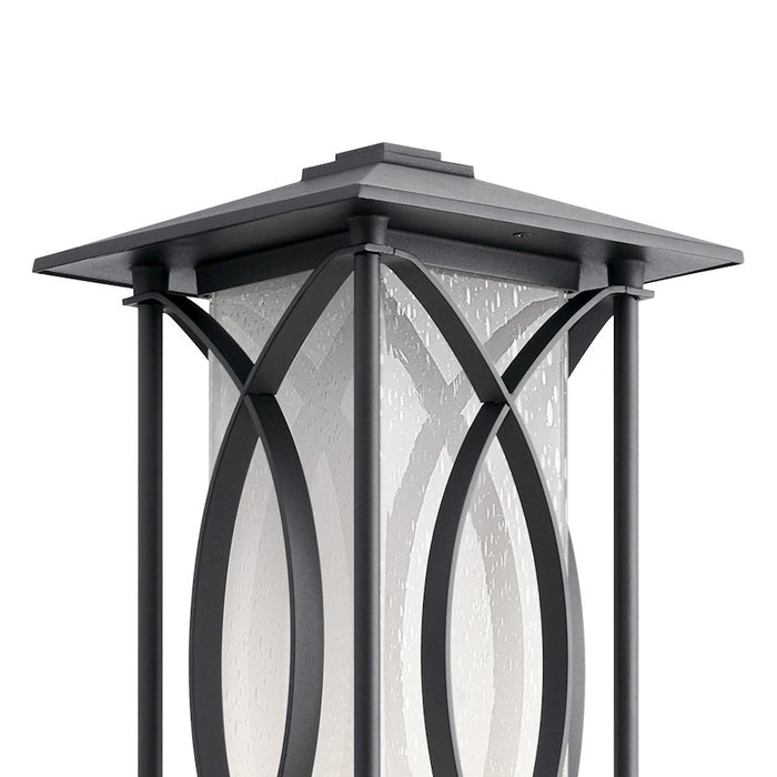 Kichler Ashbern 1 Light LED Outdoor Post Light, Textured Black