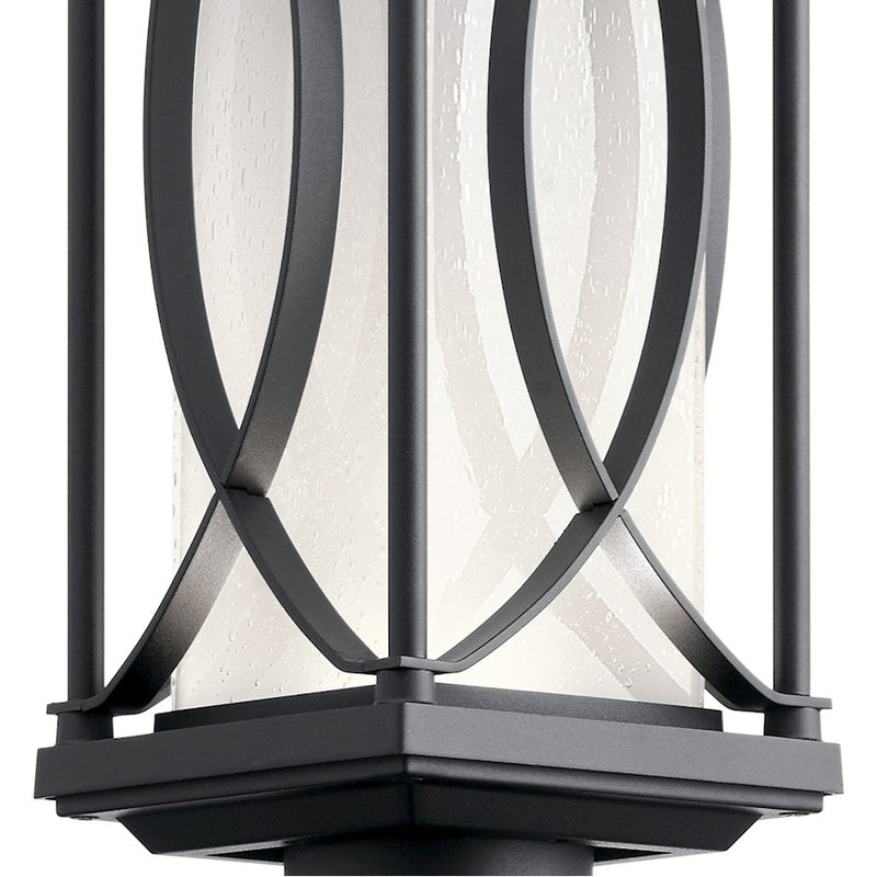 Kichler Ashbern 1 Light LED Outdoor Post Light, Textured Black