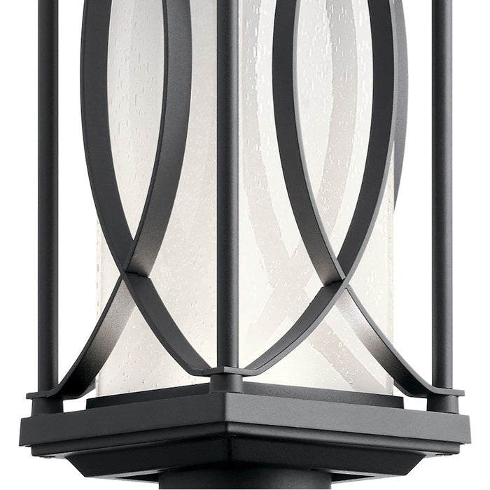 Kichler Ashbern 1 Light LED Outdoor Post Light, Textured Black