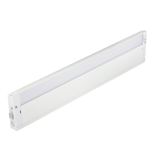 Kichler 4U Series 22in LED Under Cabinet Light | Utilitarian Textured White and Frosted Glass | Kitchen Counter & Workspace | Model 4U27K22WHT