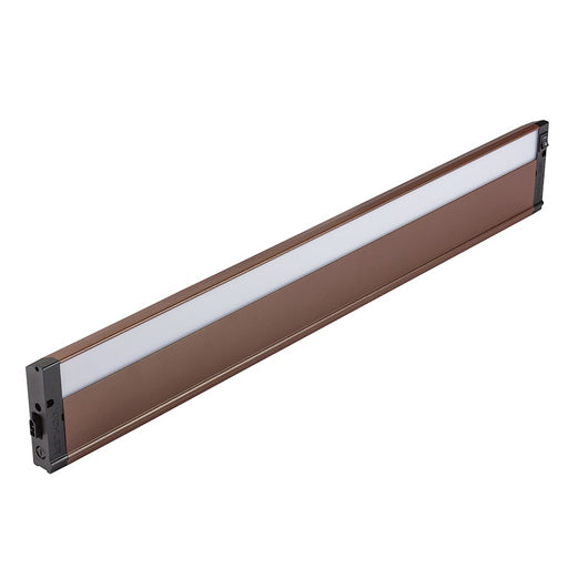 Kichler 4U Series 30in LED Under Cabinet Light | Bronze Textured and Frosted Glass | Kitchen Counter & Workspace | 702 Lumens | Model 4U27K30BZT