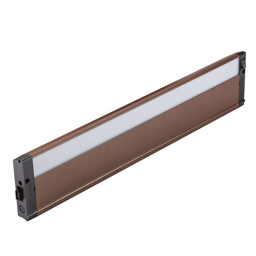 Kichler 4U Series 22in LED Under Cabinet Light | Bronze Textured Aluminum | Kitchen Counter & Desk | 551 Lumens 3000K Dimmable | Model 4U30K22BZT