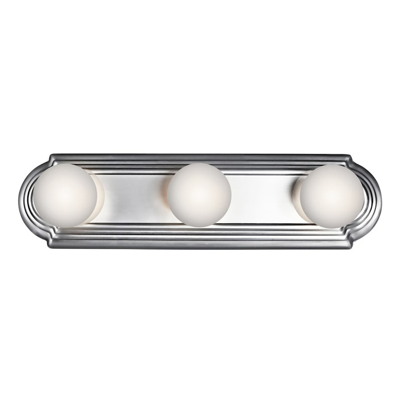 Kichler Linear Bath 18in 3-Light Vanity | Chrome Steel | Bathroom Vanity | 18 x 5 in | Model 5003CH