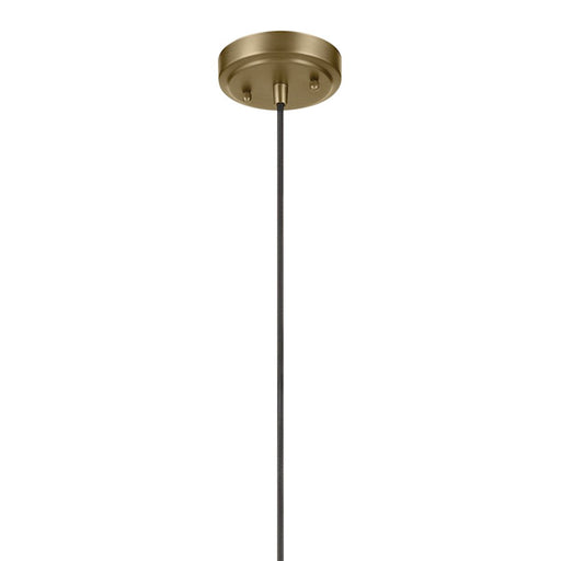 Kichler Zailey 1 Light Cone 14.25" Pendant, Natural Brass