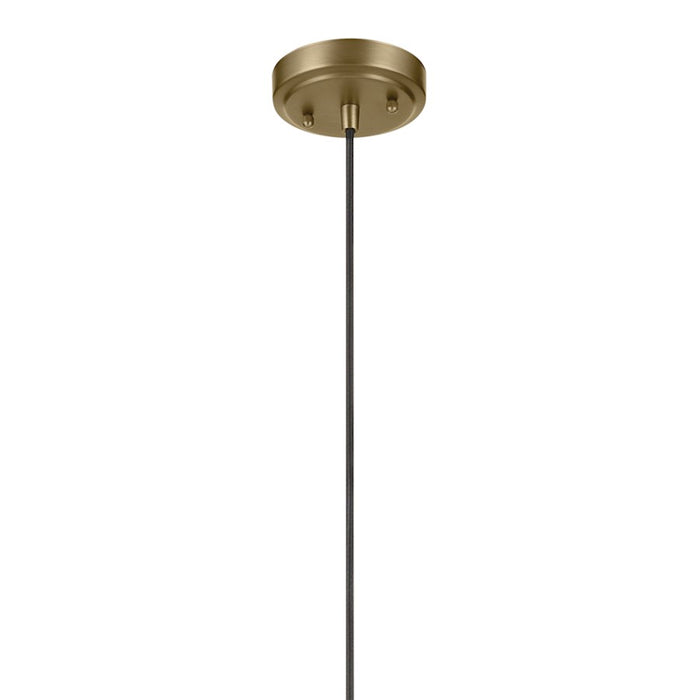 Kichler Zailey 1 Light Cone 14.25" Pendant, Natural Brass