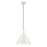 Kichler Zailey 1 Light Cone 14.25" Pendant, White