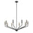 Kichler Armand 10 Light Candle 20.5" Chandelier 1 Tier Large, Black - 52348BK