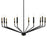 Kichler Armand 10 Light Candle 20.5" Chandelier 1 Tier Large, Black