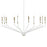 Kichler Armand 10 Light Candle 20.5" Chandelier 1 Tier Large, White