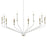 Kichler Armand 10 Light Candle 20.5" Chandelier 1 Tier Large, White