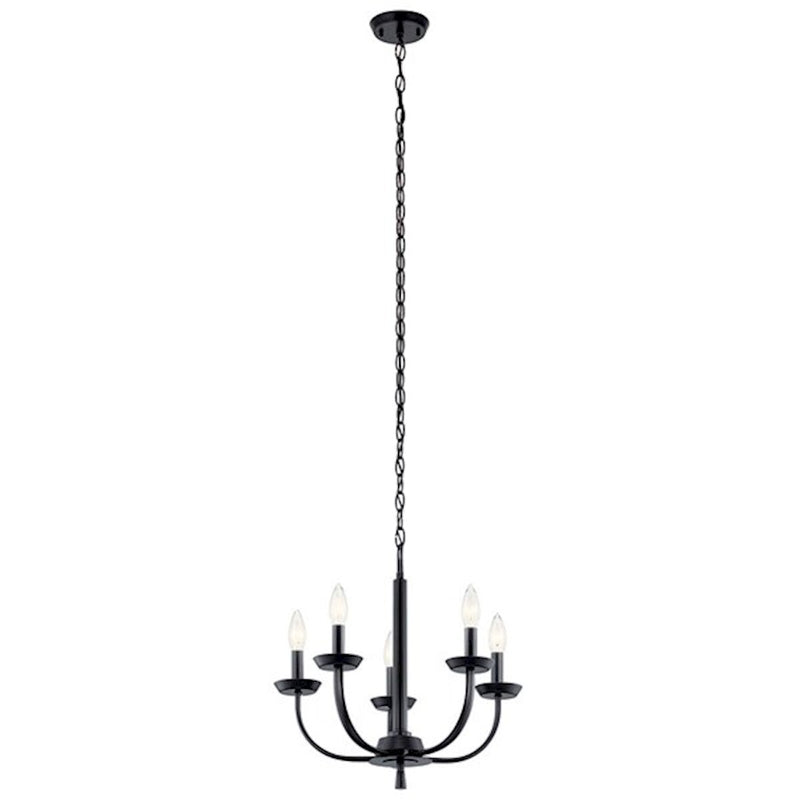 Kichler Kennewick Chandelier, Black