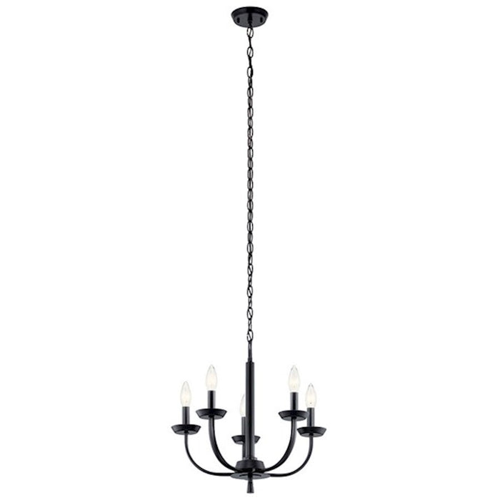 Kichler Kennewick Chandelier, Black