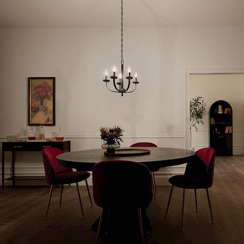 Kichler Kennewick Chandelier, Black