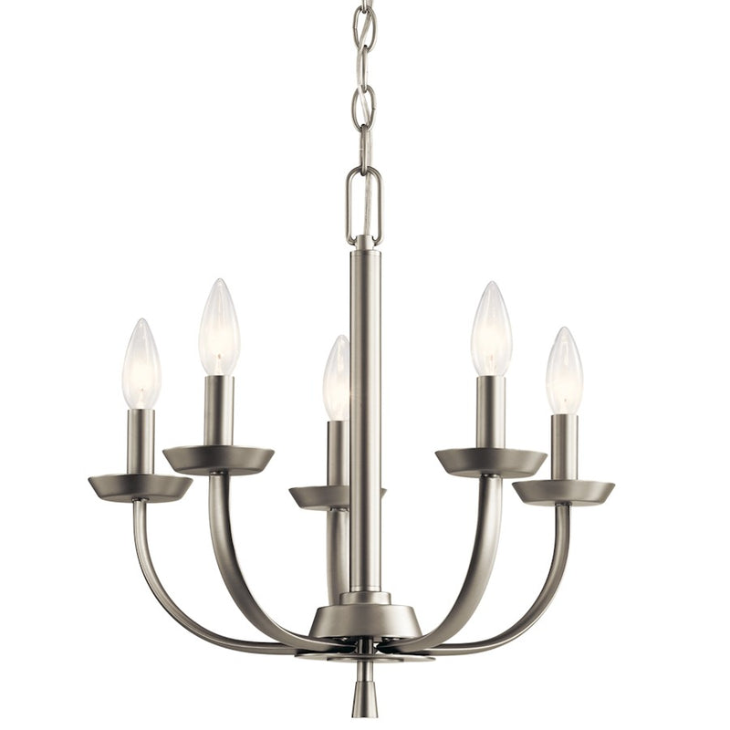 Kichler Kennewick 8-Light Chandelier | Traditional Olde Bronze Steel | Dining Room & Living Room | 27in Wide, 25in H | Model 52388OZ