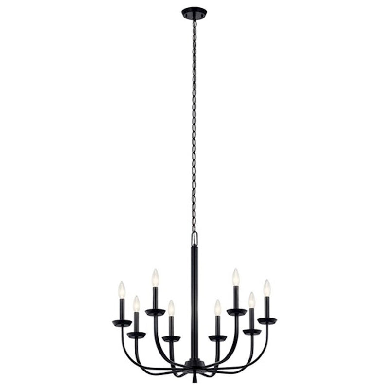 Kichler Kennewick Chandelier, Black