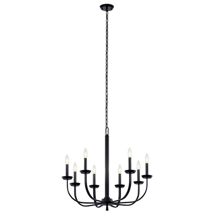 Kichler Kennewick Chandelier, Black