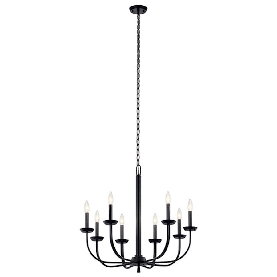 Kichler Kennewick Chandelier, Black