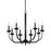 Kichler Kennewick Chandelier, Black