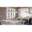 Kichler Eastmont 23in 3-Light Chandelier | Vintage Industrial Polished Nickel Steel and Clear Glass | Dining Room & Living Room | 23 x 23 | Model 52402PN
