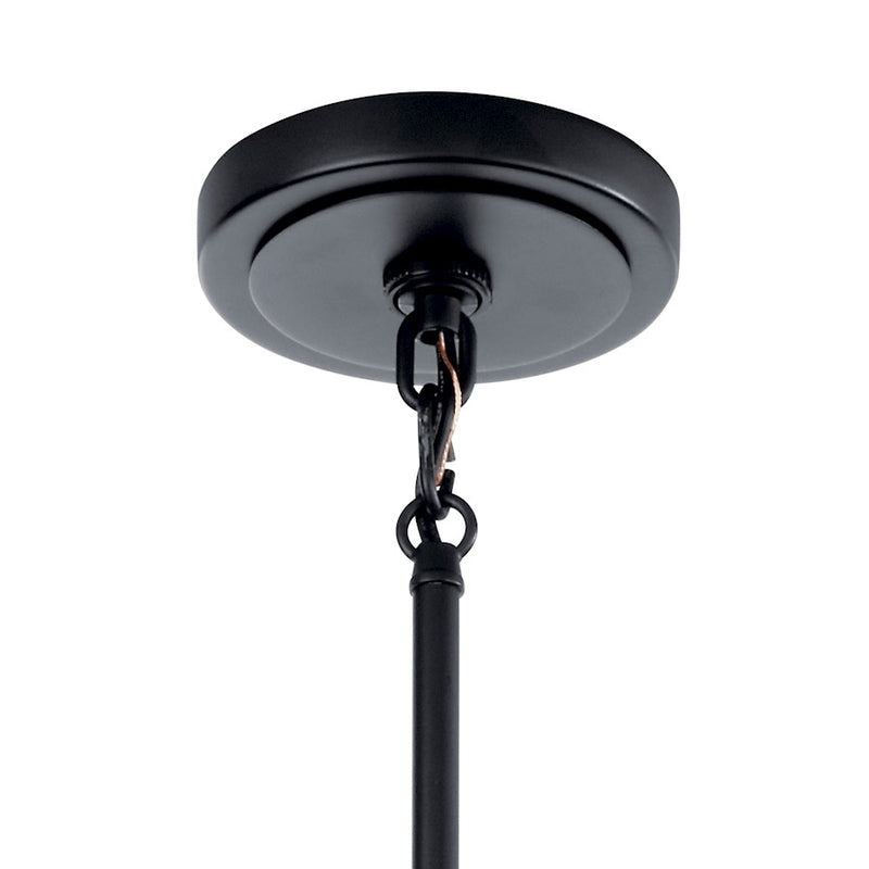 Kichler Eastmont 8in 1-Light Mini Pendant | Brushed Brass Steel and Clear Glass | Kitchen Island & Dining Room | 8 x 7.25 in | Model 52405BNB