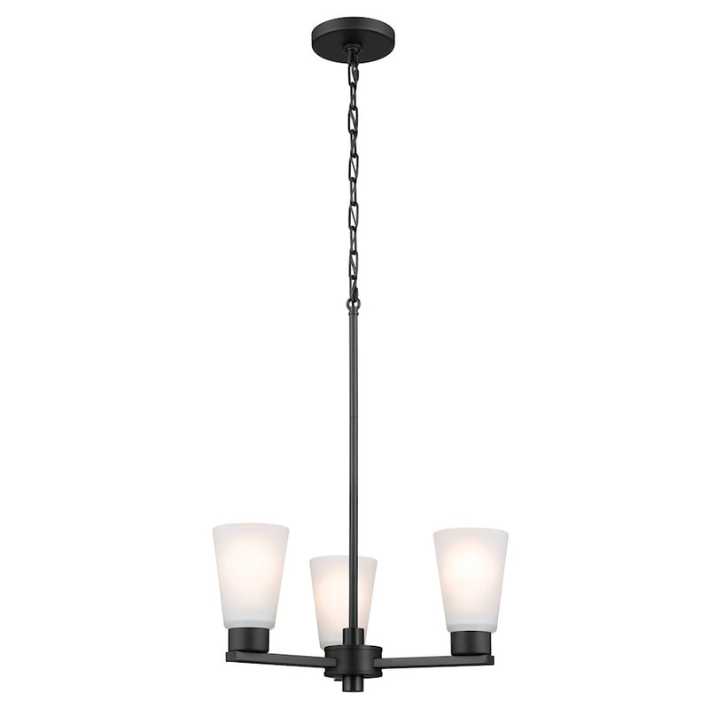 Kichler Stamos 5-Light Chandelier | Traditional Olde Bronze Steel | Dining Room & Living Room | 15in H, 60W per Bulb | Model 52436OZ
