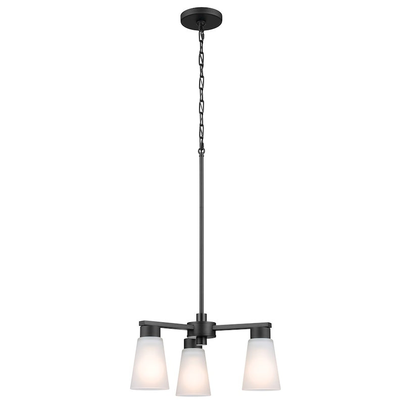 Kichler Stamos 5-Light Chandelier | Traditional Olde Bronze Steel | Dining Room & Living Room | 15in H, 60W per Bulb | Model 52436OZ