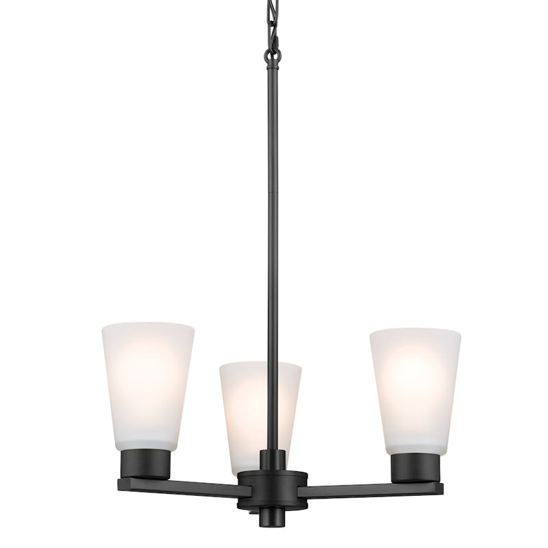 Kichler Stamos 5-Light Chandelier | Traditional Olde Bronze Steel | Dining Room & Living Room | 15in H, 60W per Bulb | Model 52436OZ