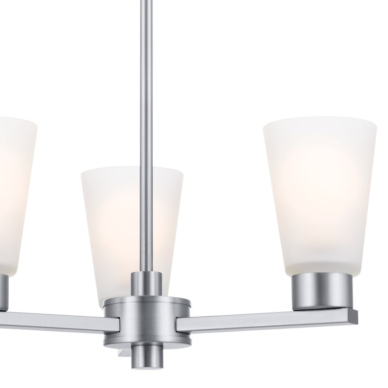 Kichler Stamos 5-Light Chandelier | Traditional Olde Bronze Steel | Dining Room & Living Room | 15in H, 60W per Bulb | Model 52436OZ