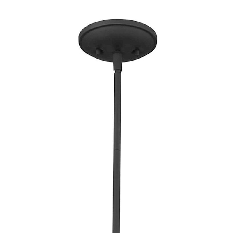 Kichler Topiary 18in 1-Light Pendant | Character Bronze Steel | Dining Room & Living Room | 18 in H | Model 52464CHZ